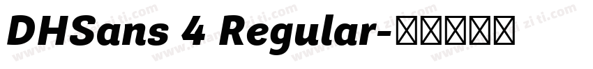 DHSans 4 Regular字体转换